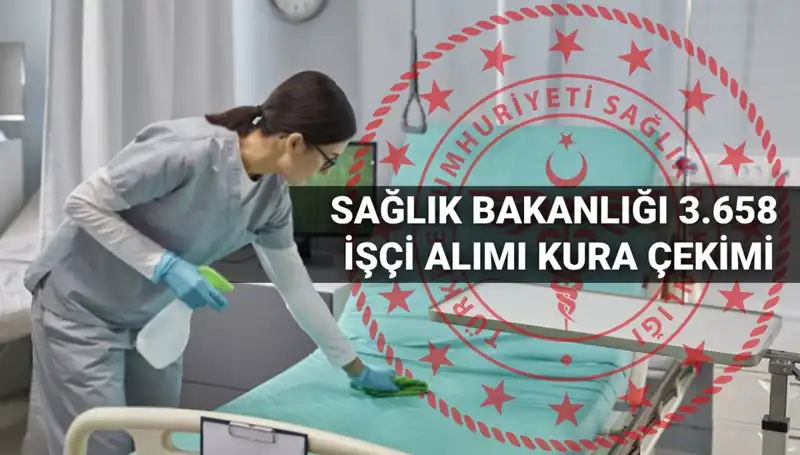 Sağlık Bakanlığı 3.658 İşçi Alımı Kura Çekimi Tarihleri Açıklandı!