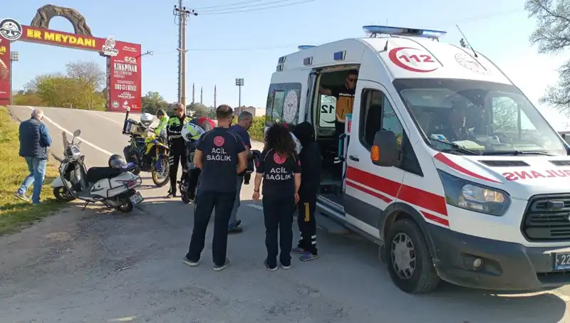Edirne'de Motosiklet Kazası: Dikkat Çeken Detaylar ve Sonuçları